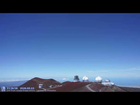 Mauna Kea, Hawaii, CFHT, looking west
