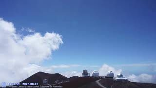 MaunaKea West view & Meteor shower LIVE from CFHT, hawaii
