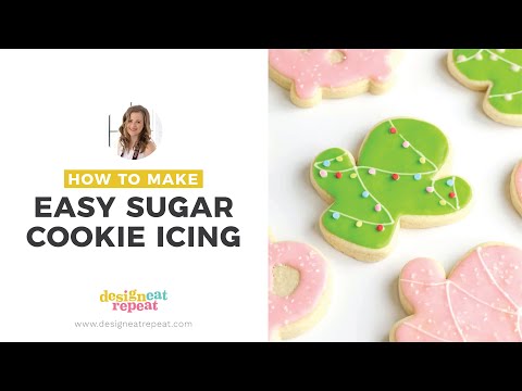 How to Make Easy Sugar Cookie Icing