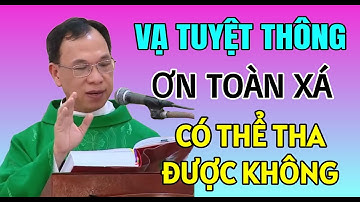 BỊ VẠ TUYỆT THÔNG KHI HƯỞNG ƠN TOÀN XÁ CÓ ĐƯỢC THA KHÔNG | CHA NGUYỄN THẾ THỦ GIẢI ĐÁP PHỤNG VỤ