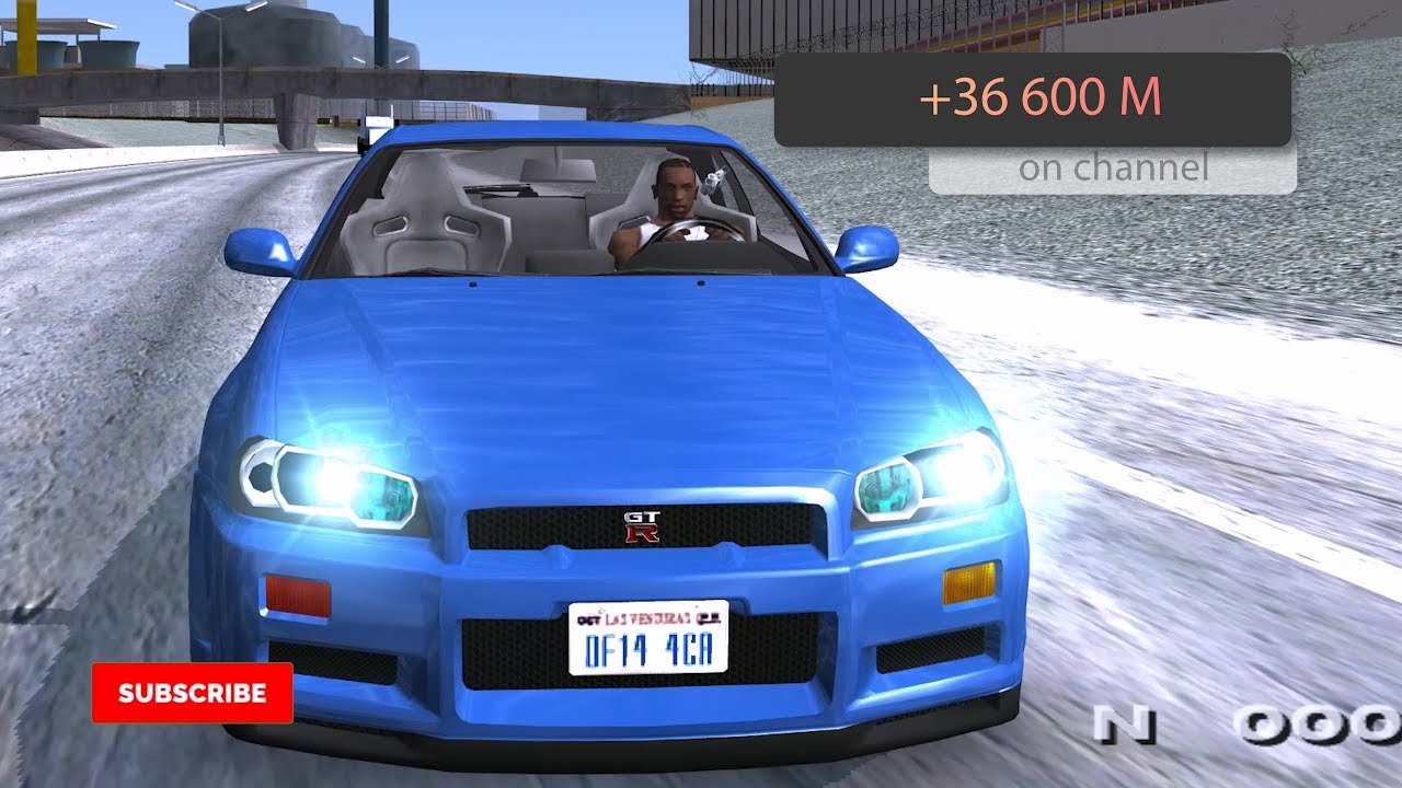 Nissan Skyline R34 🔥 Grand Theft Auto San Andreas 1440p _REVIEW - YouTube