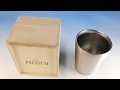 木箱入り高級ギフト向け真空二重構造タンブラー