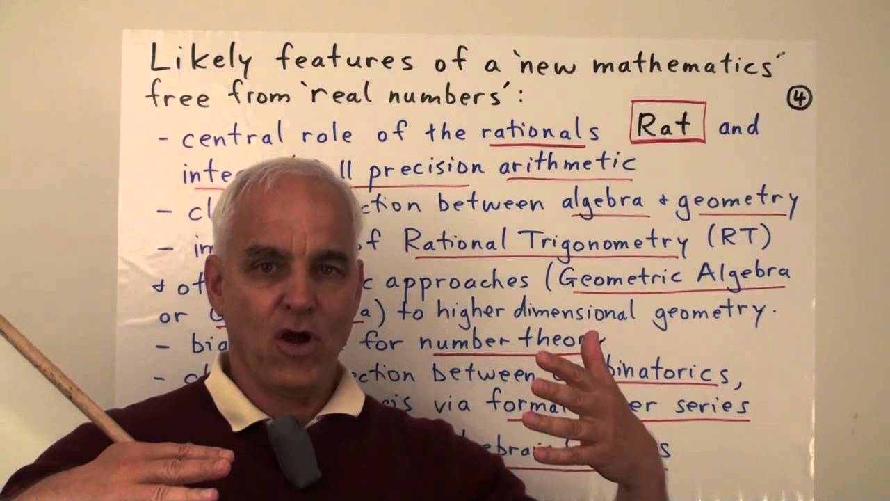 Mathematics without real numbers | Real numbers and limits Math Foundations 119 | N J Wildberger