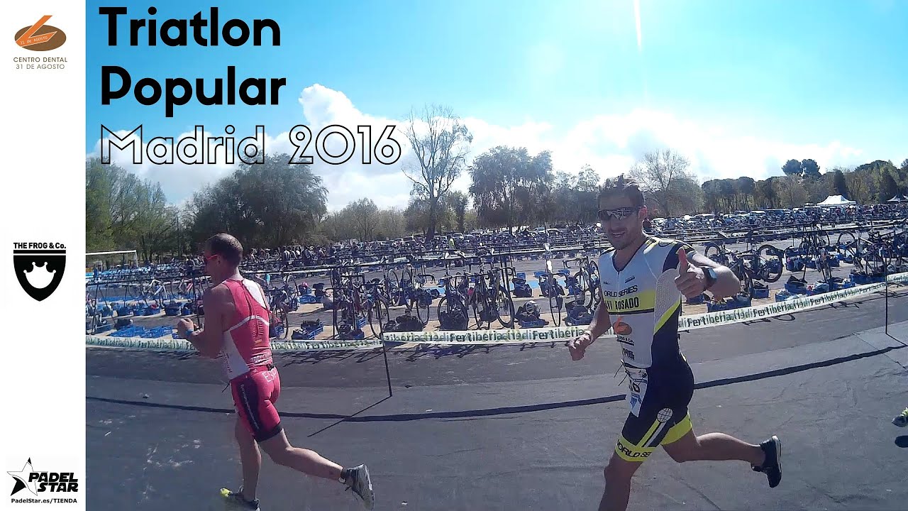 Triatlon Popular de Madrid 2016 Casa de Campo YouTube
