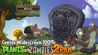 OUT NOW !! | Plants Vs. Zombies 2 PAK Center Widescreen | Best Widescreen MOD 2022 | Gameplay & Link