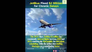 JetBlue Faces a $2 Million Fine  #tourism #news #usa #aviation #travel #airlines