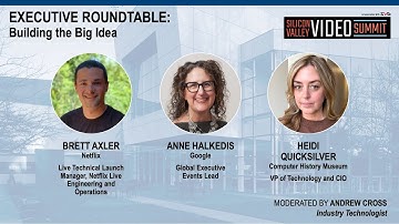 SVVS 2025: Executive Roundtable: Building the Big Idea