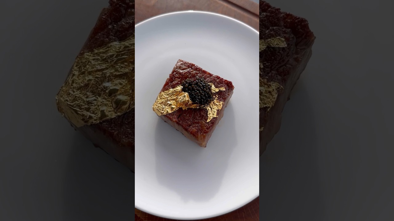 Wagyu. Caviar. Gold. That's 