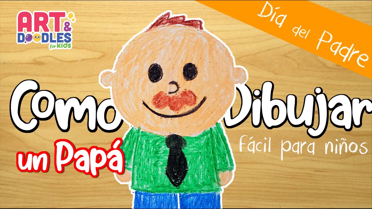 como dibujar a PAPÁ - para Día del Padre - fácil - paso a paso - thptnganamst.edu.vn