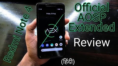 Official AOSP Extended (AEX) ROM for Redmi Note 4 (Mido) Review new change & improvement | HINDI