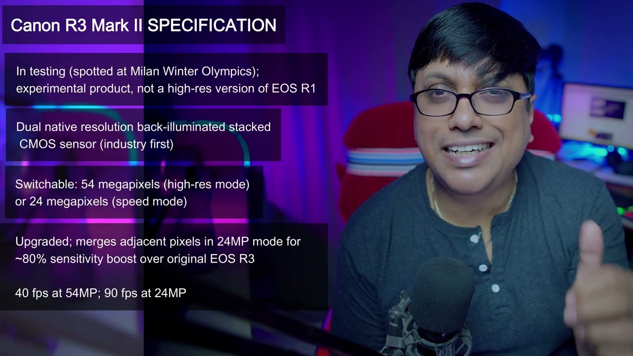 Canon R3 Mark II Specification | Spotted at Milan Olympics 2026