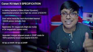 Canon R3 Mark II Specification | Spotted at Milan Olympics 2026