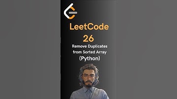 LeetCode#26 Remove Duplicates from Sorted Array - Python