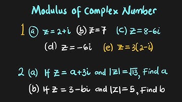 Modulus of Complex Numbers
