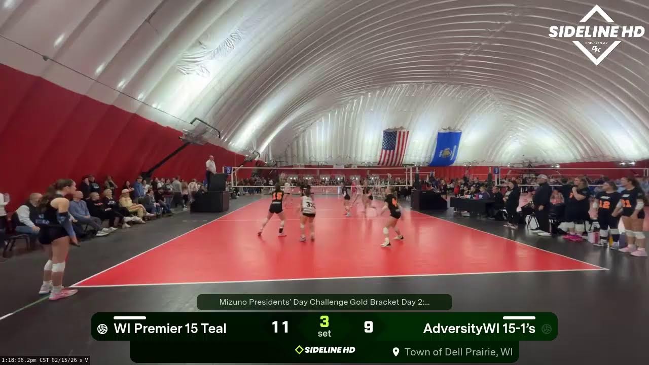 AdversityWI 15-1’s vs. WI Premier 15 Teal (2026.02.15)
