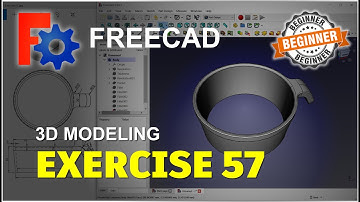 Exercise 57 FreeCAD Part Design Tutorial For Beginner