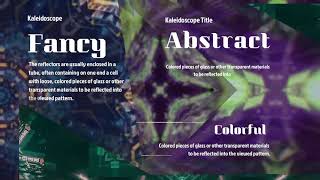 Fractal Art Stock Video with Kaleidoscopic Design