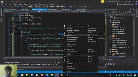 ASP.NET WebAPI Controller to call stored procedure