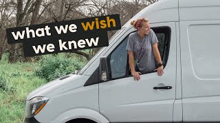 17 Things to Know BEFORE VAN LIFE // F.A.Q. Series