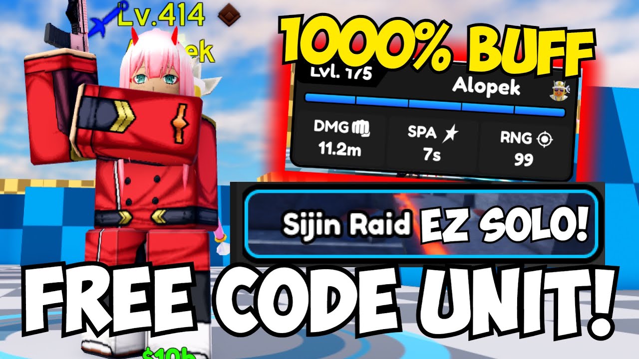 [New Code!] META SIJIN RAID!! COMO PEGAR A ZERO TWO!! All