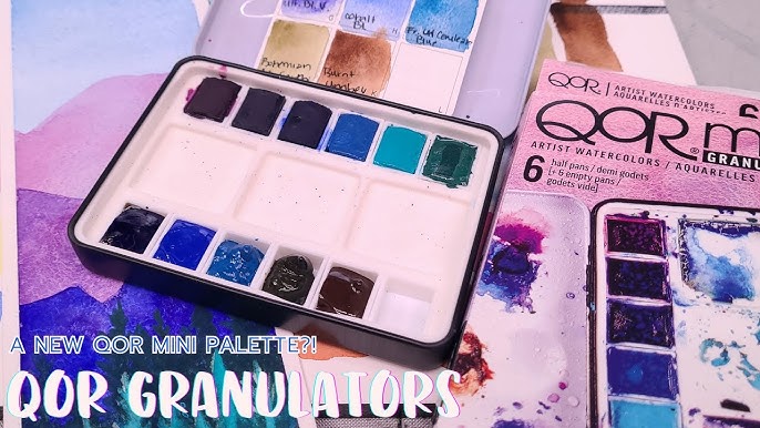 Qor | Mini Watercolor 12 Half Pan Set