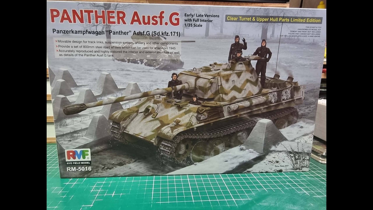 RFM 1 35 масштабная модель Panther AUSF G