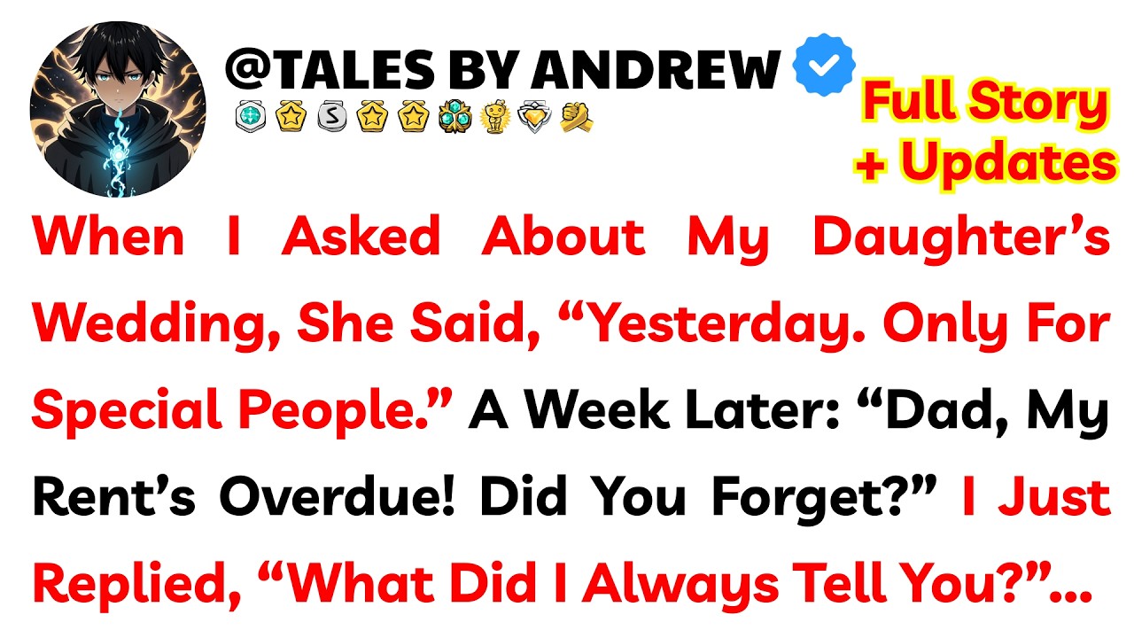 When I Asked About My Daughter’s Wedding, She Said, “Yesterday. Only For Special People.” A Week...
