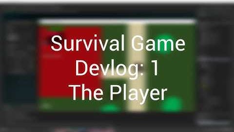 Survival Game Devlog 1 - The Player and shooting system