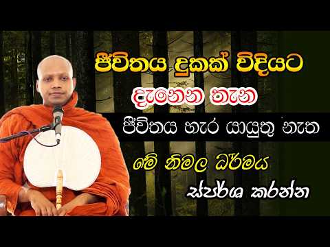 ධර්මය ඔබගේ මිතුරා කර ගෙන මේ ලෝකයෙන් නිවෙන්න උත්සහා කරන්න | hasalaka seelawimala himi bana ‍| 2026