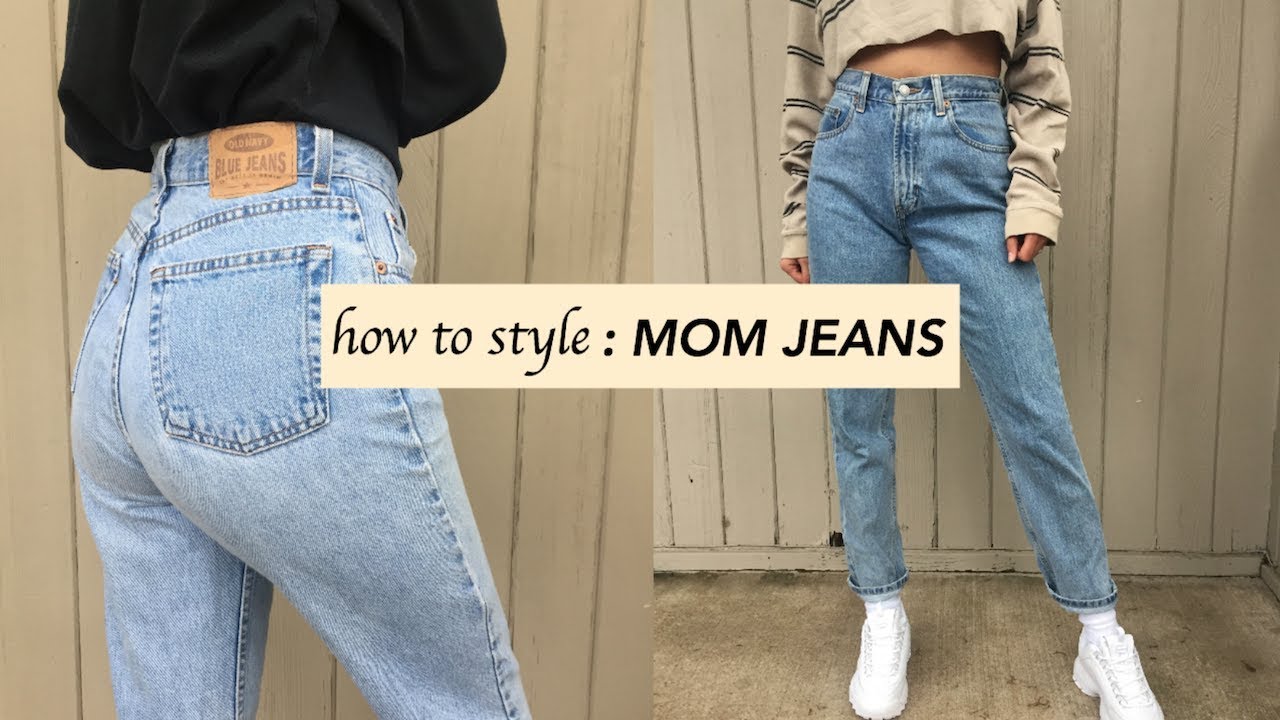 How to style MOM JEANS! - YouTube