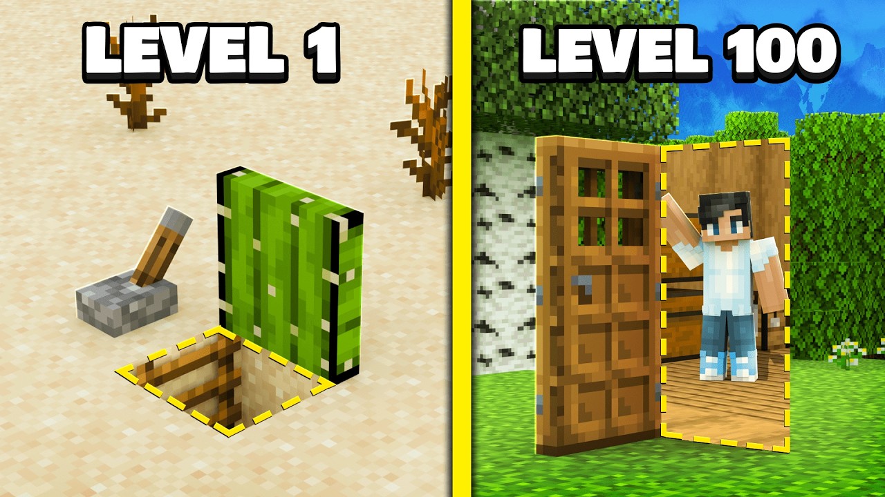 Minecraftin PIILOTETUT TALOT..