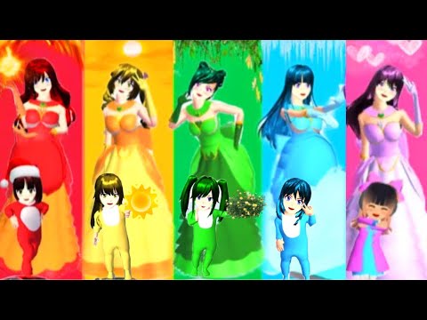 YUTA AND MIO'S CHILDHOOD WHEN MAMA WAS PREGNANT! PREGNANT MOM FIRE VS ICE! MIO MEETS! SAKURA SCHO...