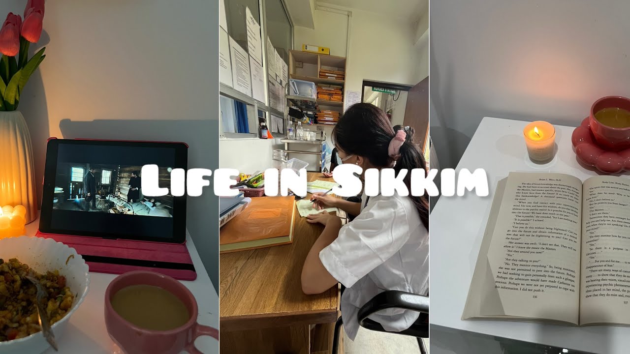 Life in India ( Sikkim) 🎀| life as a nurse 👩‍⚕️ | Netflix and chill 😎 | Dayoff ✨