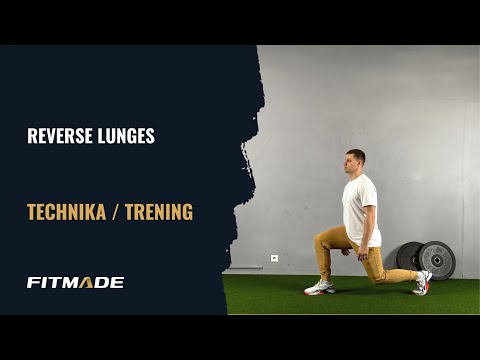 Reverse lunges - Ćwiczenie 
