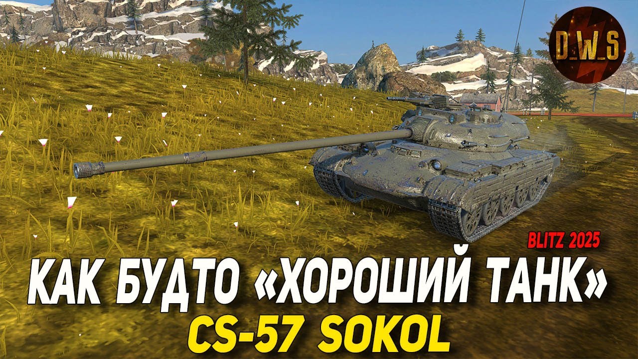 CS-57 Sokol ПЕРВОЕ впечатление в Tanks Blitz | D_W_S