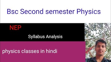 Bsc second semester physics syllabus 2023