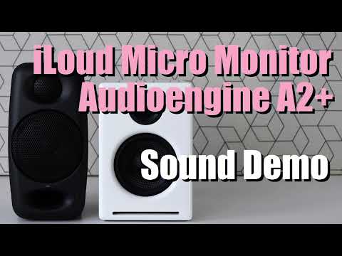 iLoud Micro Monitor vs Audioengine A2+  ||  Sound Demo w/ Bass Test