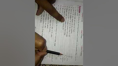 Class 6 English Grammar (Chapter 2 Exercises ) Part 3 #Mr.Balram