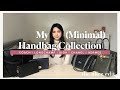 MY HANDBAG COLLECTION | luxury minimalism | chanel, hermes, dior, coach, longchamp