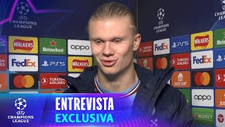 Haaland Revela O Que Disse Para Guardiola Ao Ser Subsuído E Cai Na Gargalhada Entrevista