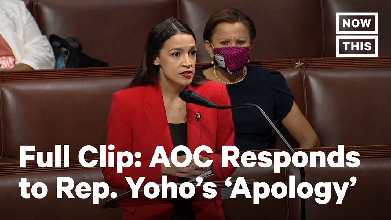 Rep Alexandria Ocasio Cortez S Full Response To Rep Ted Yoho Nowthis Youtube