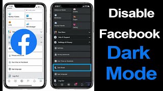 How to disable dark mode in Facebook App on Android, iOS, iPhone? screenshot 2