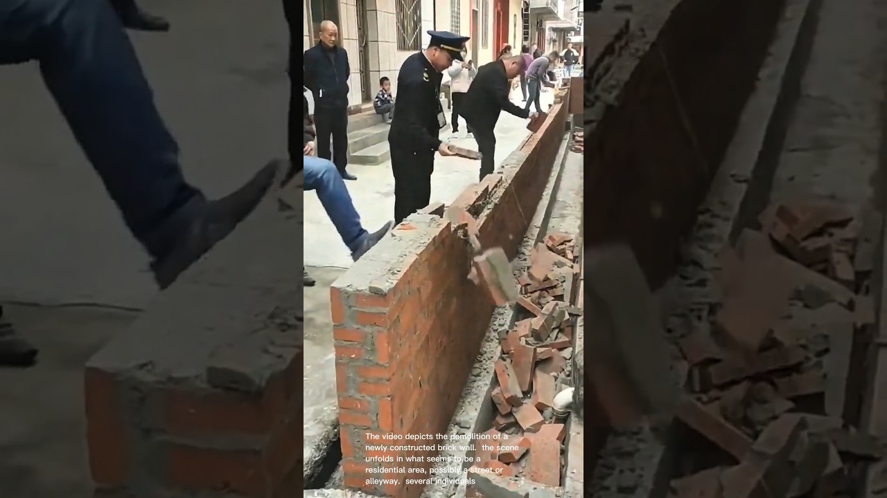 Illegal Wall Demolition: Authorities Take Action