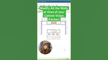 Modify All of the Walls at Once in Your Cabinet Vision Kitchen!