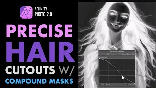 AFFINITY PHOTO 2: GET PRECISE HAIR CUTOUTS WITH THE COMPOUND MASK AND LUMINOSITY RANGE LIVE MASK