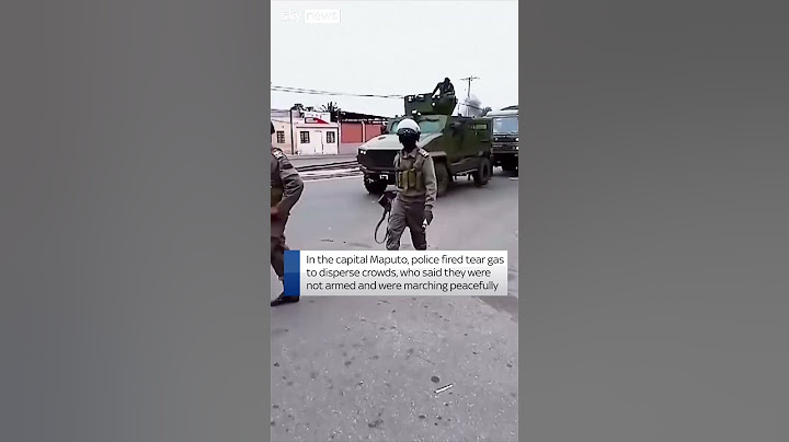 Post-election violence escalates in Mozambique