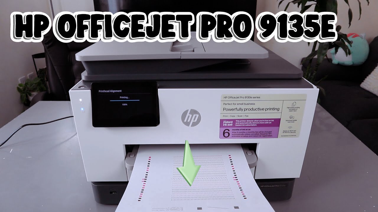 HP Officejet Pro 9135e Print Head Alignment Guide !