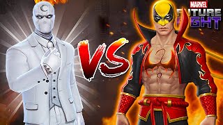 MOON KNIGHT vs IRON FIST!! BEST COMBAT HERO GOES TO??? - Marvel Future Fight