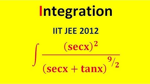 iit jee integration question  advanced 2012