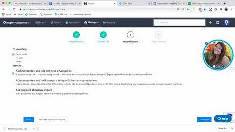 Importing Spreadsheets | Map My Customers Web Tutorial